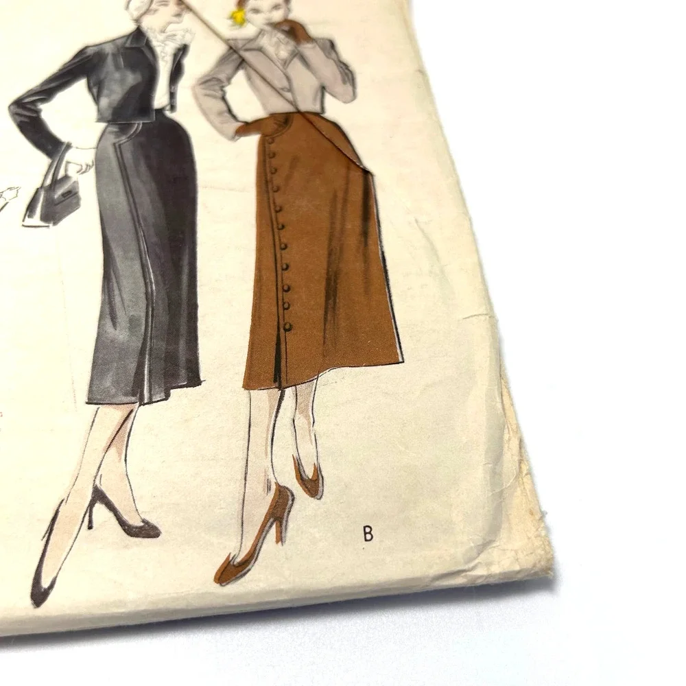 Butterick Vintage 1950's Pattern #5202‎ Women's Bolero Suit Size 14 HTF RARE